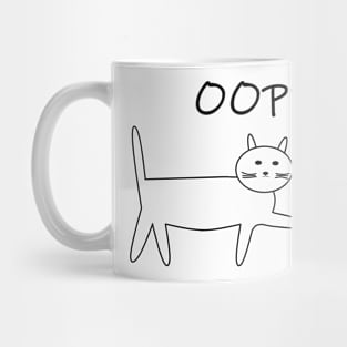 Cat oopsie Mug